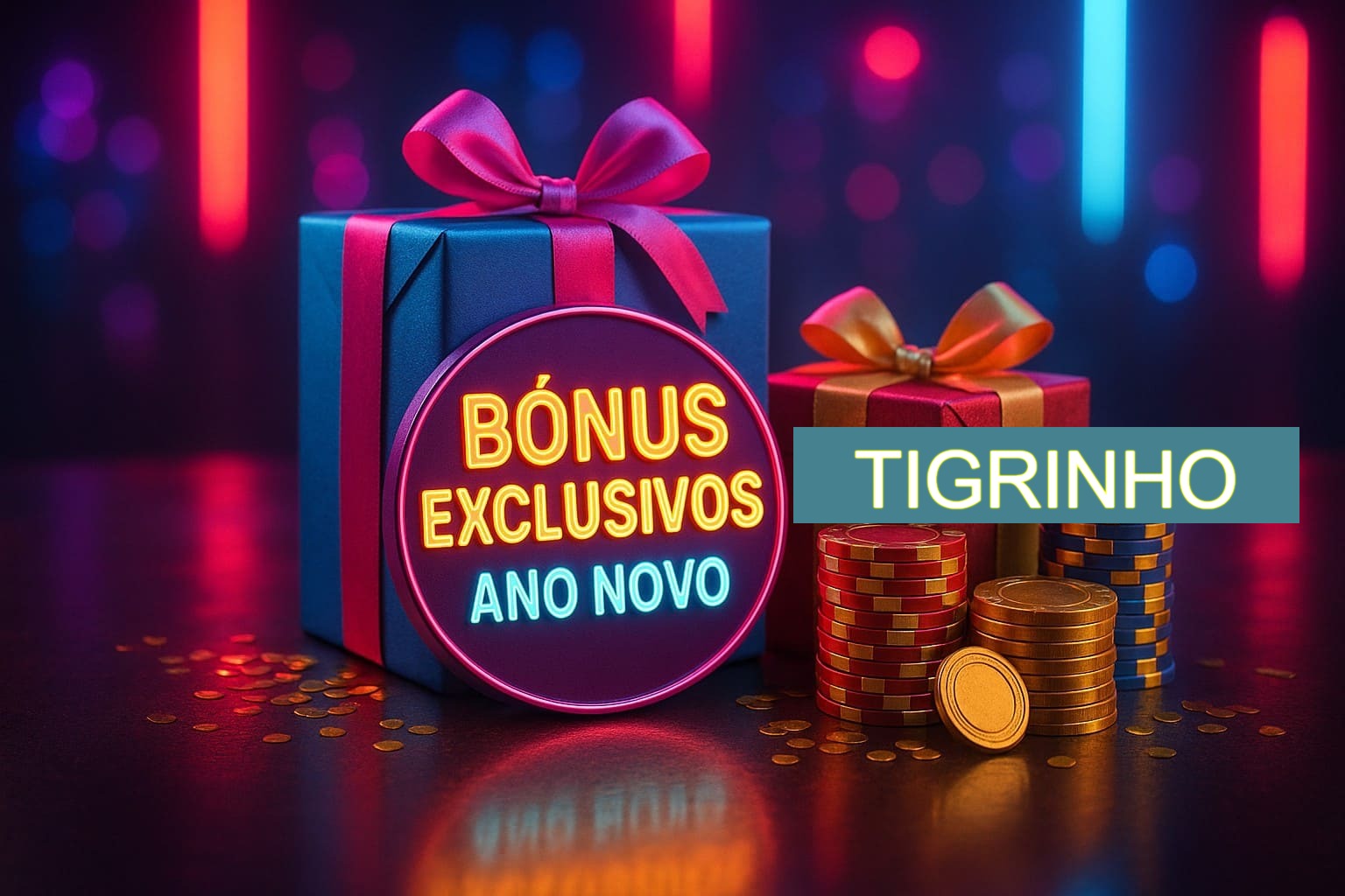 Promoções de Ano Novo no TIGRINHO